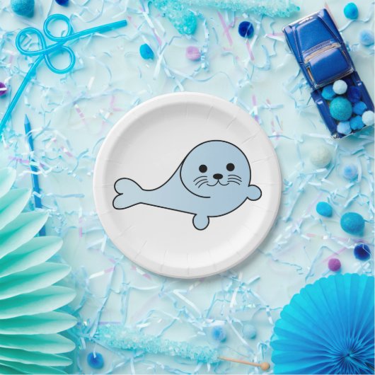 Adorable Baby Siegel Pappteller (Party)