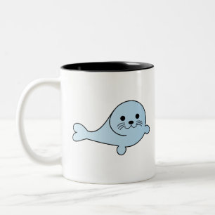 Adorable Baby Siegel Zweifarbige Tasse