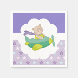 Adorable Baby Teddy Bear Paper Napkin Serviette