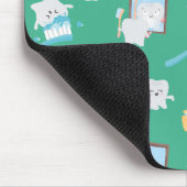 Adorable Baby Teeth Zahnärztin Mousepad (Ecke)