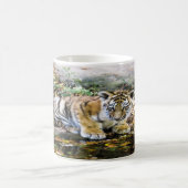 Adorable Baby Tiger Cub Kaffeetasse (Mittel)