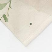 Adorable Baby Unicorn Wasserfarbe Fleecedecke (Ecke)