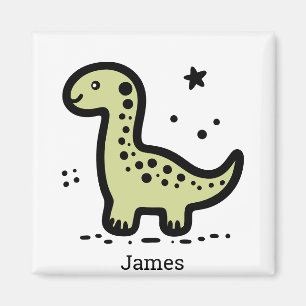 Adorable Baby Whale - Kawaii Sea Creative Line Art Magnet