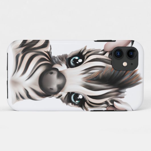 Adorable Baby Zebra Case-Mate iPhone Hülle (Rückseite (Horizontal))