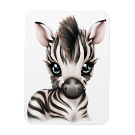 Adorable Baby Zebra Magnet