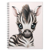 Adorable Baby Zebra Notizblock (Vorderseite)