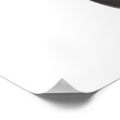 Adorable Baby Zebra Poster (Ecke)