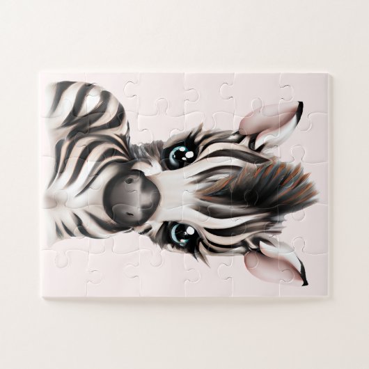 Adorable Baby Zebra Puzzle (Horizontal)