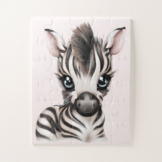 Adorable Baby Zebra Puzzle (Vertikal)