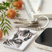 Adorable Baby Zebra Schlüsselanhänger (Vorderseite rechts)