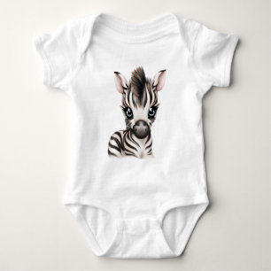 Adorable Baby Zebra Strampler