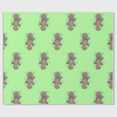 Adorable Babyplatypus-Blase-Cartoon-Abbildung Geschenkpapier (Flach)