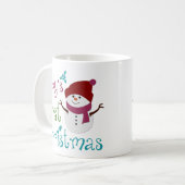 Adorable Babys Erste Weihnachten Kaffeetasse (Vorderseite Links)