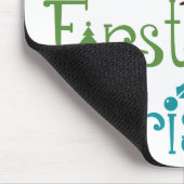 Adorable Babys Erste Weihnachten Mousepad (Ecke)