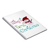 Adorable Babys Erste Weihnachten Notizblock (Rechte Seite)