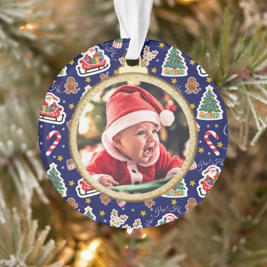 Adorable Baby's First Christmas Ornament - Custom (Baum)