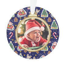 Adorable Baby's First Christmas Ornament - Custom