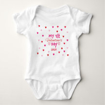 Adorable Baby's First Valentinstag Shirt