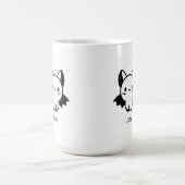 Adorable Bat Buddy - Kawaii Minimalistisches Kinde Kaffeetasse (Mittel)