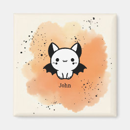 Adorable Bat Buddy - Kawaii Minimalistisches Kinde Magnet