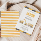 Adorable Bauweise Geburtstagseinladung Einladung