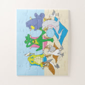 Adorable Beach Animals Puzzle (Vertikal)