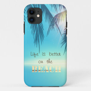 Adorable Beach Palm Blätter Case-Mate iPhone Hülle