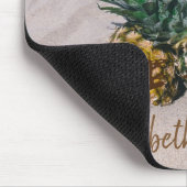Adorable Beach, Sand, Ananas - Personalisiert Mousepad (Ecke)