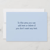 Adorable "Beach/Surfboards" Kinderdusche Einladung (Rückseite)