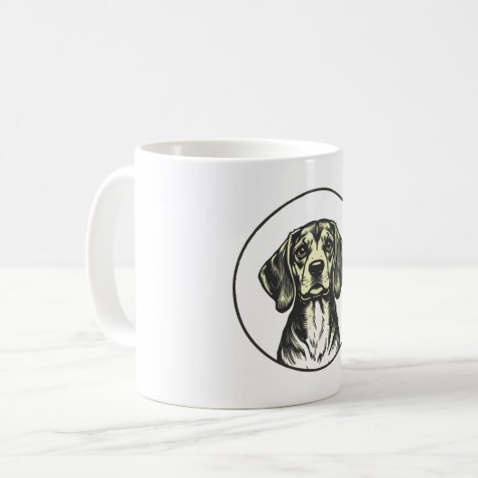 Adorable Beagle Dog Kaffee Tasse - Perfektes Gesch (Vorderseite Links)