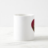 Adorable Beagle in Heart Shape Design Kaffeetasse (Mittel)