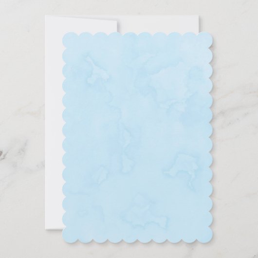 Adorable Bear Boho Rainbow Boy Baby Dusche Einladung (Rückseite)