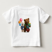 Adorable Bear Trio Kinder T - Shirt - Panda, Polar (Rückseite)