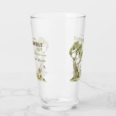 Adorable Bear Wait Bear Watercolor Babydusche Glas (Links)