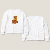 Adorable Bears Eating Sweet Honeycomb Cartoon (Design Vorderseite & Rückseite)