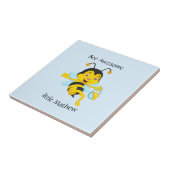 Adorable Bee Boy Cartoon Fliese (Seite)