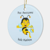 Adorable Bee Boy Cartoon Keramik Ornament (Links)