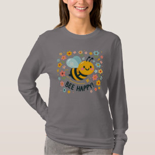 Adorable Bee Happy T - Shirt