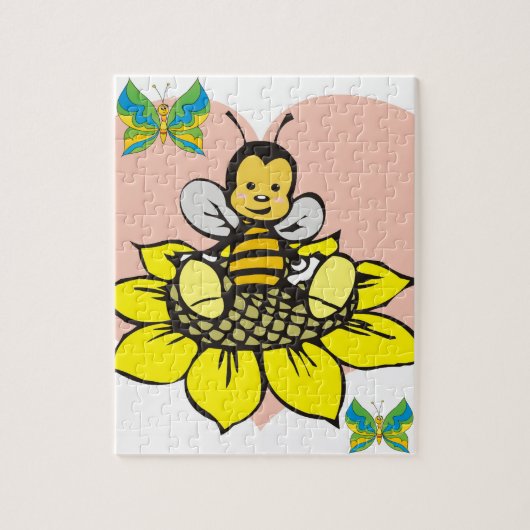 Adorable Bee Puzzle (Vertikal)