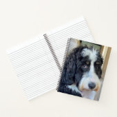 Adorable Bernedoodle Notizblock (Innenseite)
