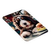 Adorable Bernerdoodle am Diner Magnet (Rechte Seite)