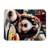 Adorable Bernerdoodle am Diner Magnet (Horizontal)