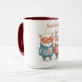 Adorable Best Friends Pig Tasse (Vorderseite Links)