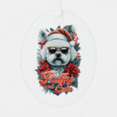 Adorable Bichon Ornament (Vorderseite)