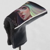Adorable Big Mit Augen Queen Golf Headcover (3/4 Vorderseite)