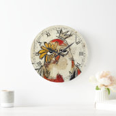 Adorable Bird Princess Wall Clock! Große Wanduhr (Zuhause)