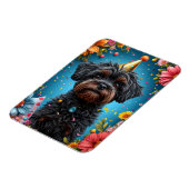 Adorable Birthday Party Hat Welpe Magnet (Linke Seite)