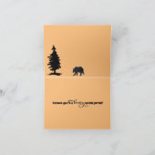 Adorable Black Bar Foto Karte (Innenseite)