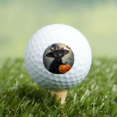 Adorable Black Cat Wear Hexenhut Golfball (Insitu T-Shirt)