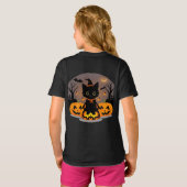 Adorable Black Kitten in Hexenhut T-Shirt (Schwarz voll)